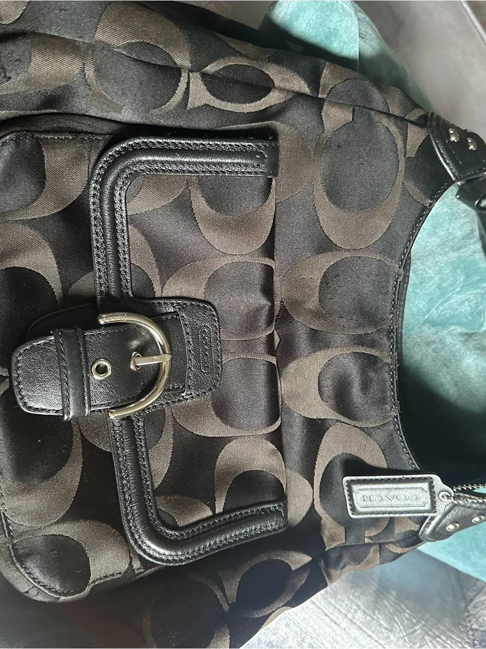 Coach signature shoulder